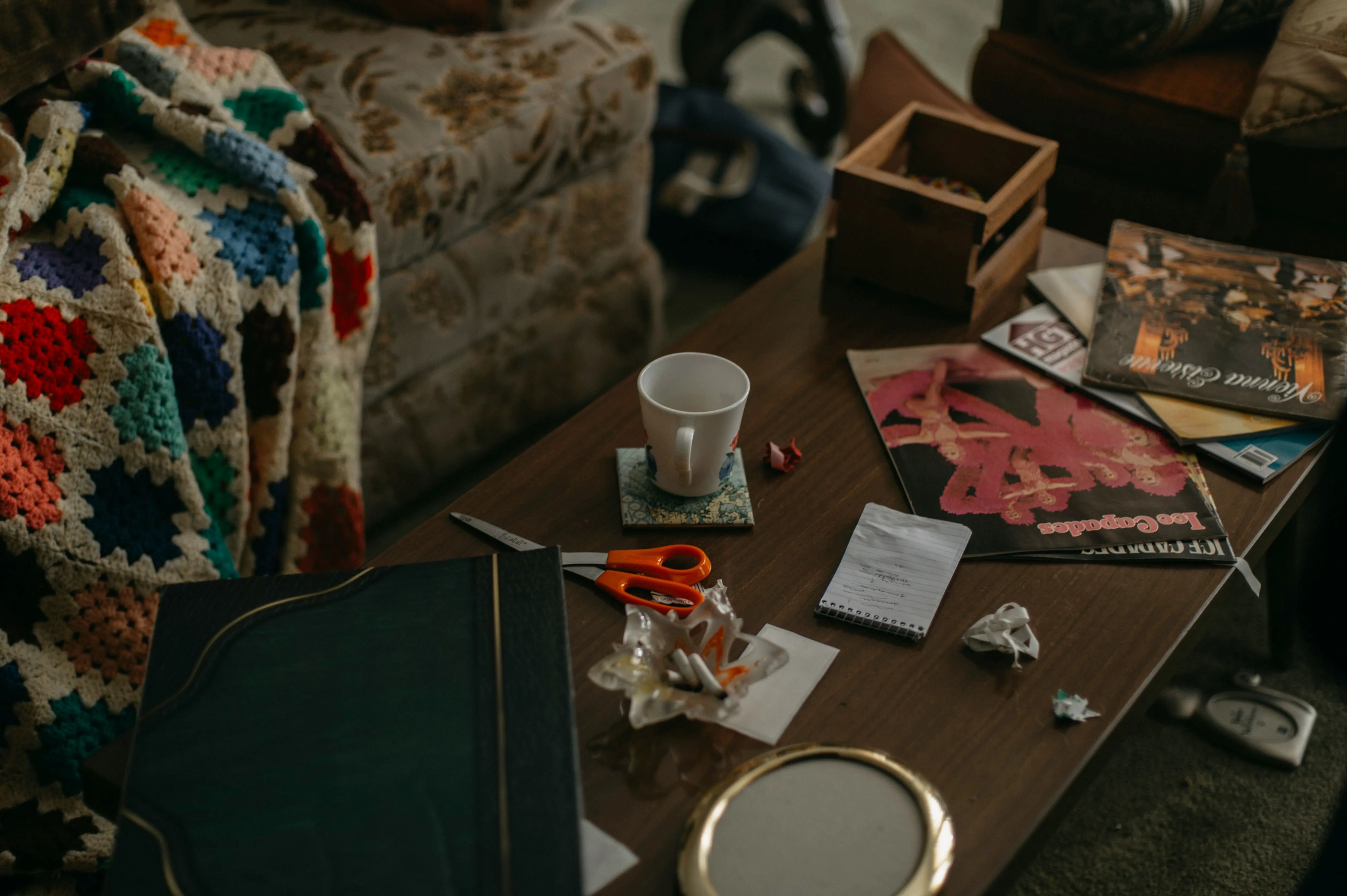 A cluttered space waiting to be transformed